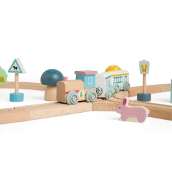 Bigjigs Treinset Houten Dieren