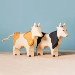BumbuToys Zwartbont Koe Staand