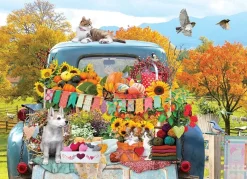 Cobble Hill Puzzel Country Truck in Autumn 500 pcs