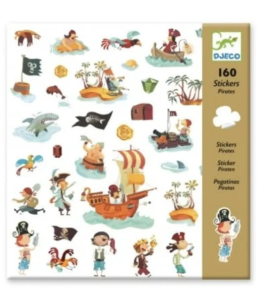 Djeco Stickerset Pirates