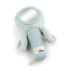 Done by Deer Rammelaar en Activiteitenknuffel Spiegel Jelly Blue