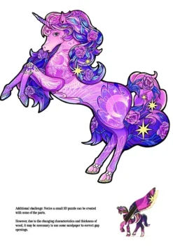 Eureka Regenboog Houten Puzzel Unicorn