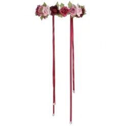 Great Pretenders Haarband Rose Garland Halo Roze