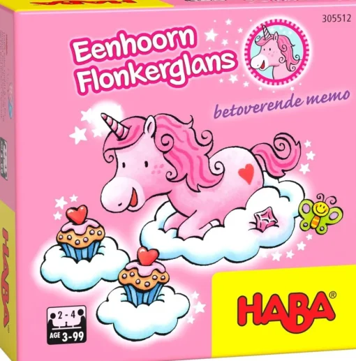 Haba Supermini Spel - Eenhoorn Flonkerglans - Betoverende memo (NL)