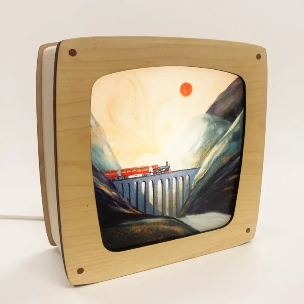 Het Houtlokael Seizoenslamp Premium Esdoornhout Maple