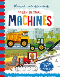 Magisch waterkleurboek - Machines