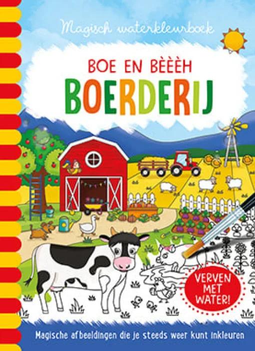 Magisch waterkleurboek Boerderij