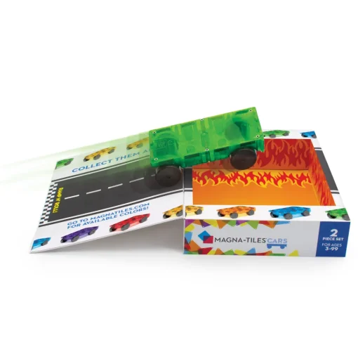 Magna-Tiles Cars 2 pcs Green Set