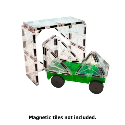 Magna-Tiles Cars 2 pcs Green Set
