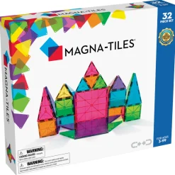 Magna-Tiles Clear Colors 32 pcs