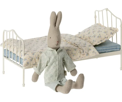 Maileg Metalen Poppenbed Mini Blauw