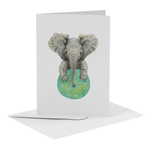 MiesToGo Wenskaart Olifant