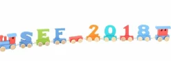 Small Foot Lettertrein Letters Gekleurd Hout