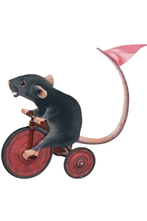 Sticky Tales Muursticker Mark de Muis