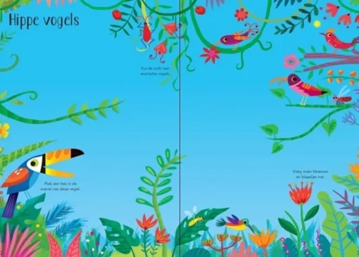 Uitgeverij Usborne Eerste stickerboekje Jungle