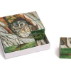 Weizenkorn Blokkenpuzzel vogels Hout