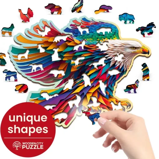 Wooden City Puzzel Hout Bright Eagle 250pcs