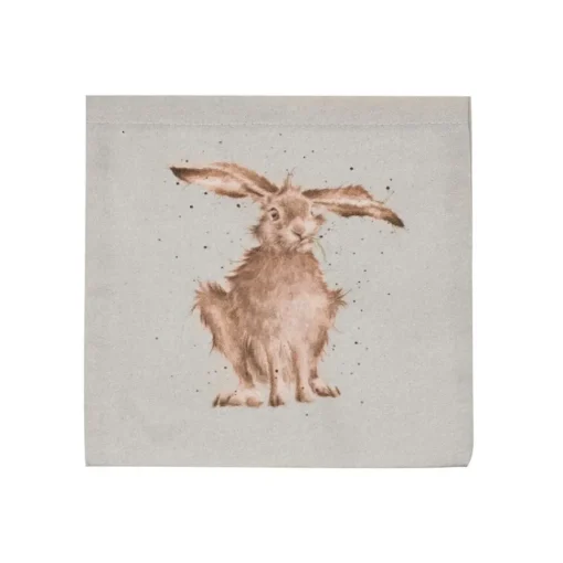 Wrendale Designs Opvouwbare Boodschappentas Konijn Harebrained